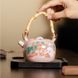 Чайник в стилі династії Сун "Полуничне кроленя" ручної роботи крижана глазур 230 мл, Китай id_9084 фото 6
