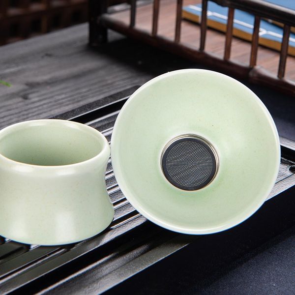 Набір посуду на 6 персон "Домашній подарунок" з чайничком світло-зелений, Китай id_8836 фото