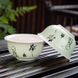 Набір посуду на 6 персон "Домашній подарунок" з чайничком світло-зелений, Китай id_8836 фото 7