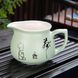 Набір посуду на 6 персон "Домашній подарунок" з чайничком світло-зелений, Китай id_8836 фото 6