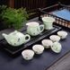 Набір посуду на 6 персон "Домашній подарунок" з чайничком світло-зелений, Китай id_8836 фото 1