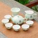 Набір посуду на 6 персон "Домашній подарунок" з чайничком світло-зелений, Китай id_8836 фото 8