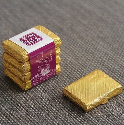 Чорний чай Шу Пуер Золота цеглина зі стародавніх дерев 4шт, Китай id_8953 фото