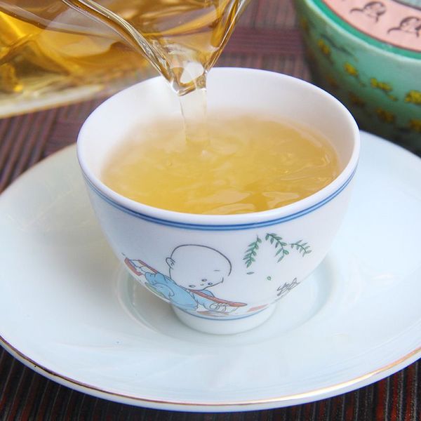 Елітний чай Шен Пуер Королівські срібні ворсини Yín háo tuó wáng 2013 рік 100г, Китай id_7807 фото