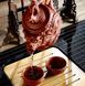 Чайник Дракон та фенікс з ісинської глини "Символ багатства, щастя та удачі" червоний 390 мл, Китай id_8858 фото 3