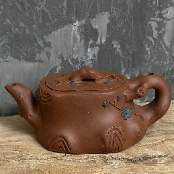 Чайник Шу Чжуан Ху (Дерев'яний пень) з ісинської глини ручної роботи 200мл, Китай id_9315 фото