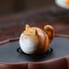 Фігурка Чайний вихованець "Щасливе кошеня" для чайної церемонії ісинська кераміка ручної роботи id_9193 фото 10