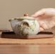 Чайник в стилі династії Сун "Весняне кошеня" ручної роботи крижана глазур 200мл, Китай id_9086 фото 4
