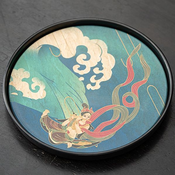 Чабань "Фея води" для чайної церемонії та медитації з абсорбуючою керамікою 20х20х2.6см, Китай id_9063 фото