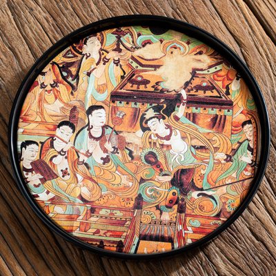 Чабань "Імператорський оркестр" кругла з абсорбуючою керамікою 21х2.3см, Китай id_9065 фото