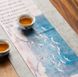 Рушник для чайної церемонії "Журавлі над Окінавою" двосторонній автентичний 19х120см, Китай id_9228 фото 2