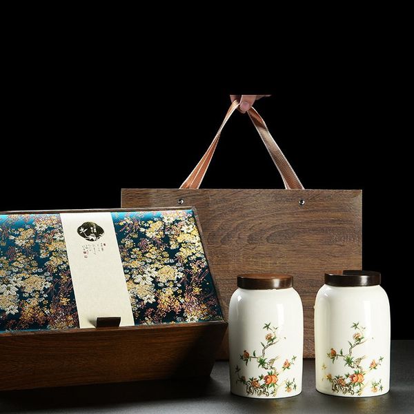 Подарунковий набір чаю Цвітіння гранату Да Хун Пао та Те Гуань Інь 100+100г, Китай id_8451 фото