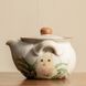 Чайник в стилі династії Сун "Щасливе кроленя" ручної роботи крижана глазур 200мл, Китай id_9087 фото 1