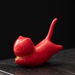 Підставка для пахощів "Червоний милий кіт" порцелянова для чайної церемонії, Китай